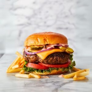 Stuffed Three Cheese Burger